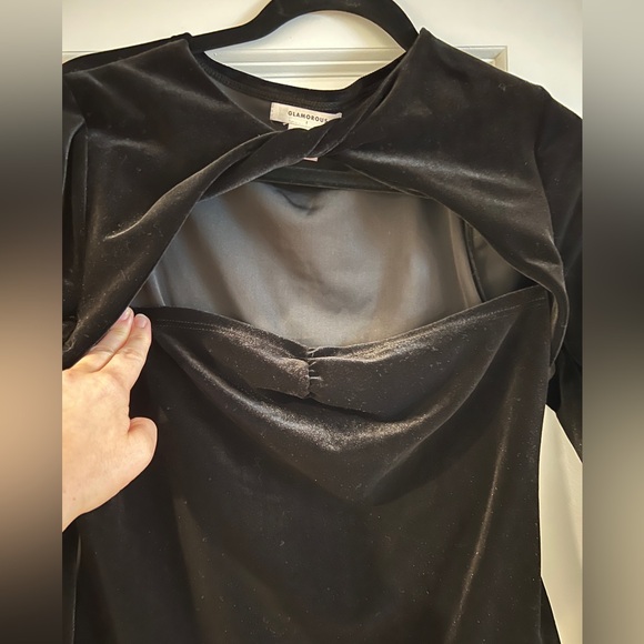 NWOT Glamorous Cutout Thong Bodysuit size Large - Picture 6 of 10